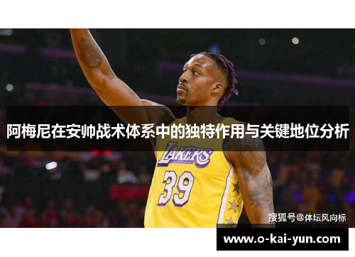 阿梅尼在安帅战术体系中的独特作用与关键地位分析
